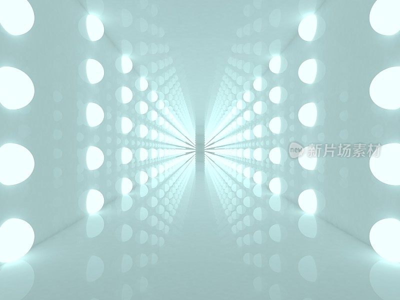 白色空旷明亮的房间