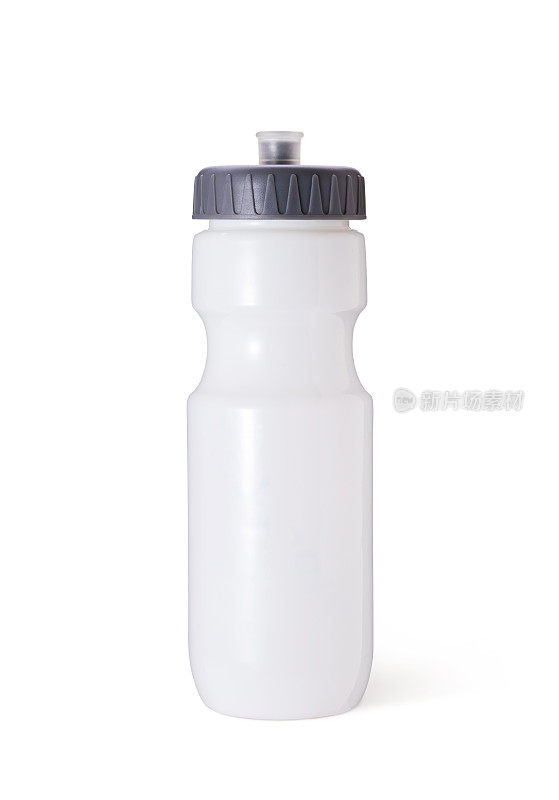 白色运动塑料水瓶