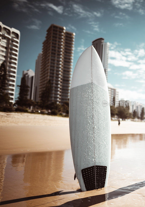 冲浪板站在澳大利亚
