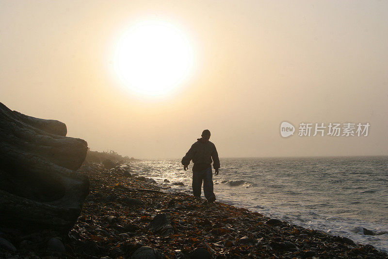 穆迪海滩日落