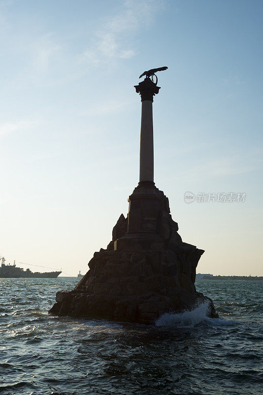 塞瓦斯托波尔纪念在克里米亚战争中沉没的船只