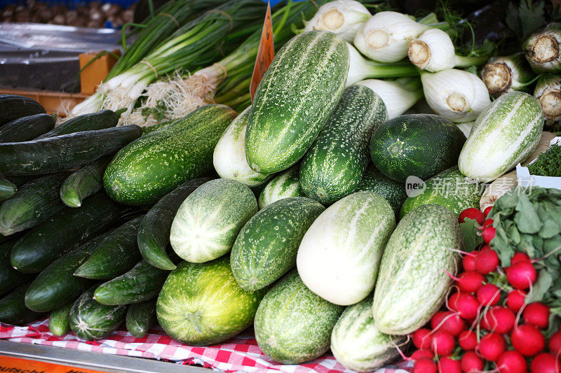 农民的蔬菜市场