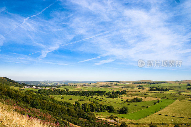 风景如画的德比郡英格兰避暑山庄