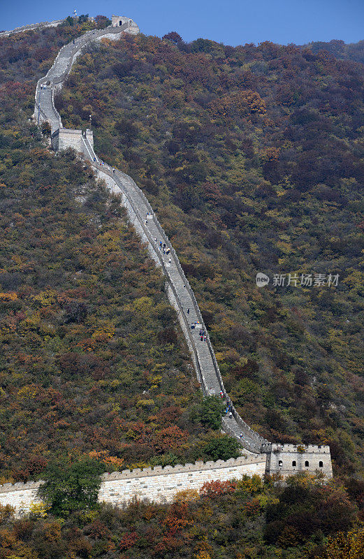 中国长城在慕田峪