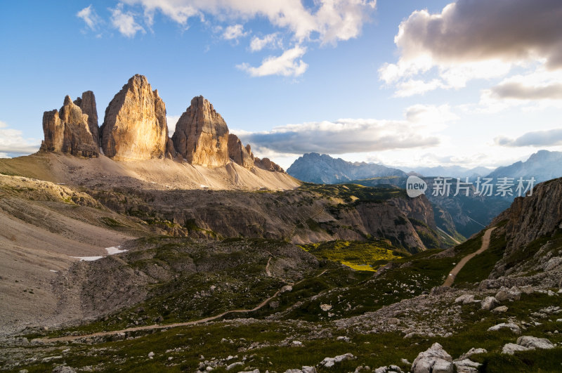 阿尔卑斯山梦幻般的风景