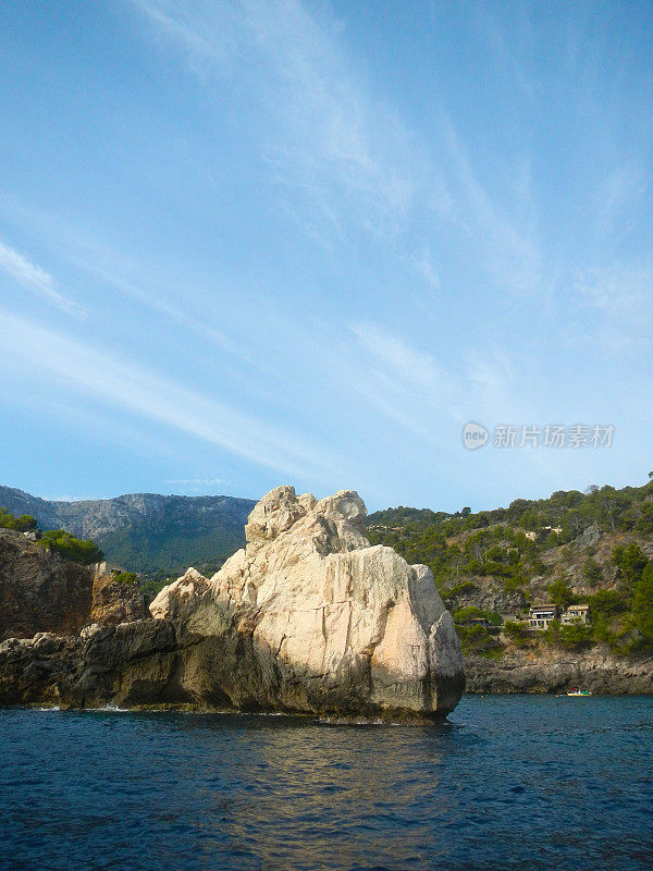 美丽的巴利阿里群岛海岸，马略卡岛