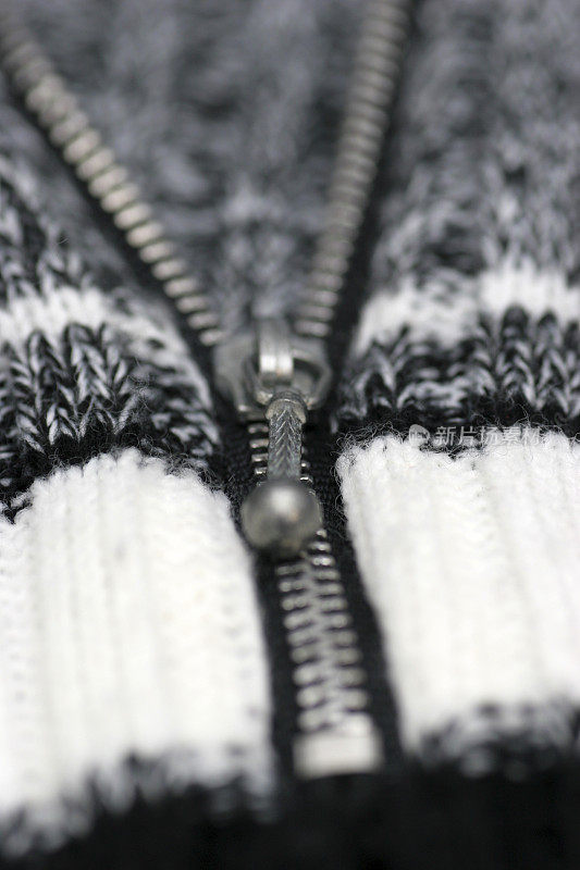 拉链-细节羊毛套衫