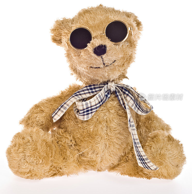 带太阳眼镜的泰迪熊