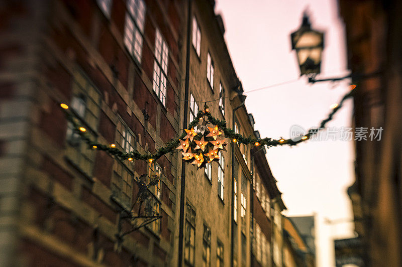 瑞典斯德哥尔摩的圣诞装饰