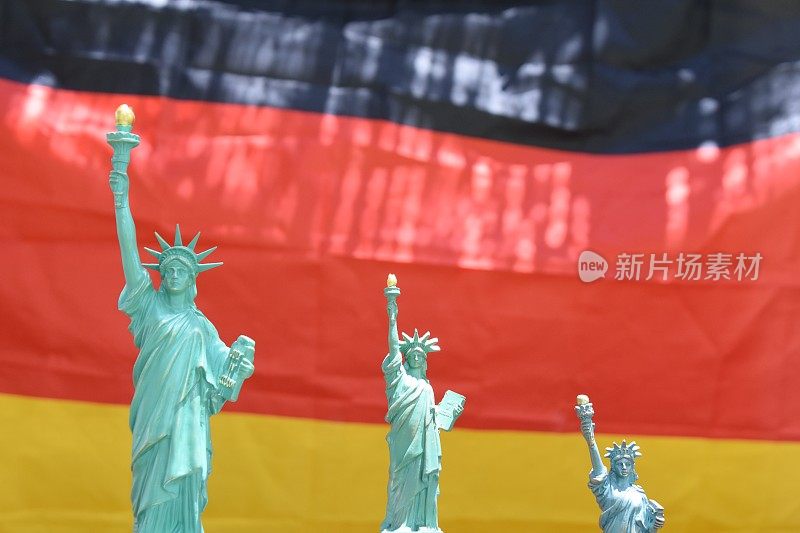 德国国旗上的自由女神像