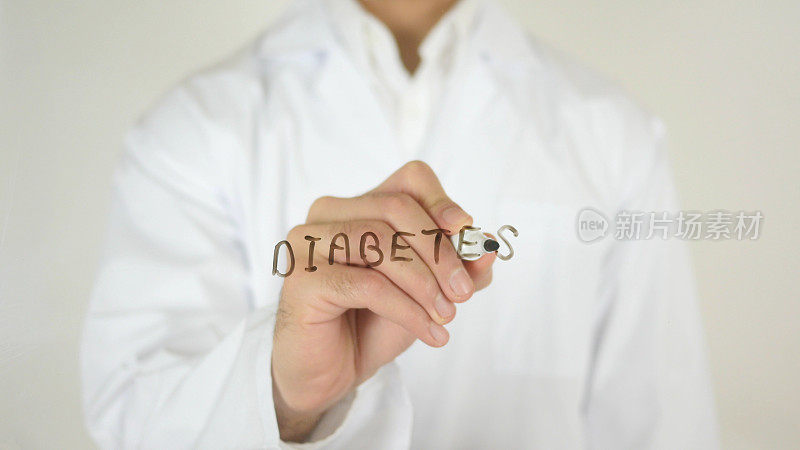 糖尿病，写在玻璃上