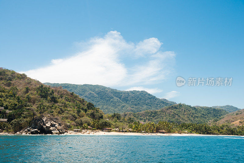 异国情调的旅游目的地港巴亚尔塔墨西哥城市景观