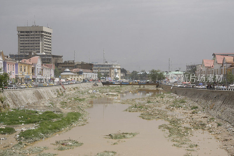 喀布尔河位于阿富汗首都喀布尔中部