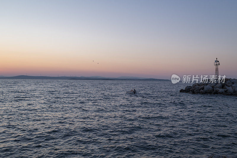 从希奥斯观看爱琴海和土耳其海岸