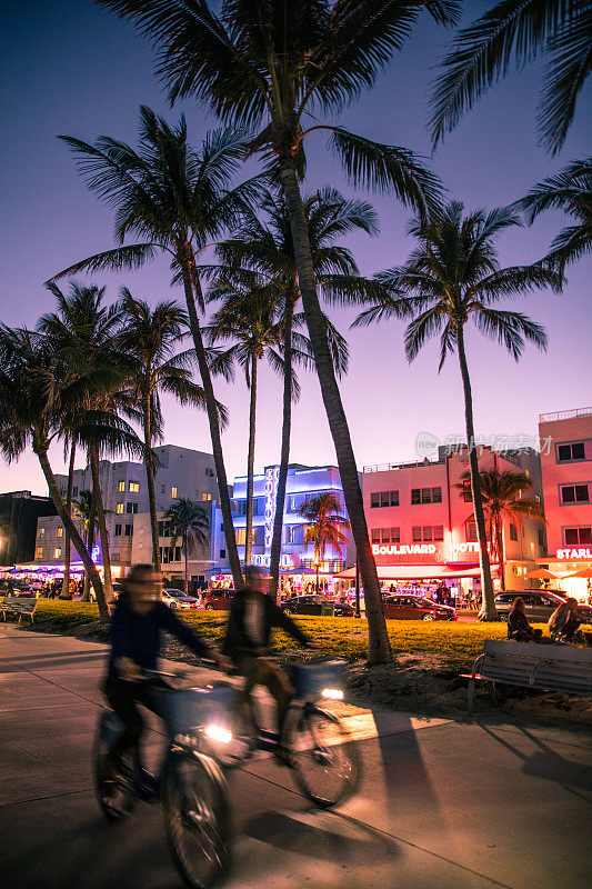 迈阿密海滩夜生活