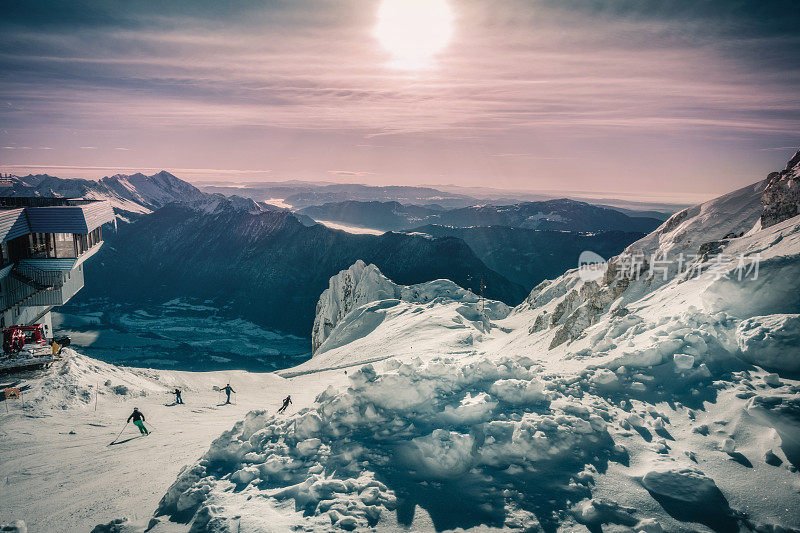 高山滑雪胜地