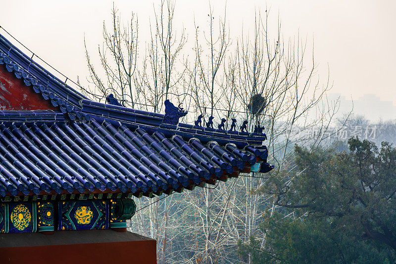 屋檐。中国传统古建筑装饰风格