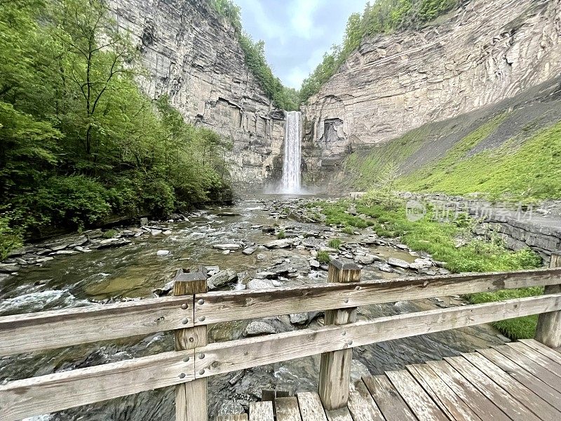 Taughannock瀑布州立公园，尤利西斯，纽约