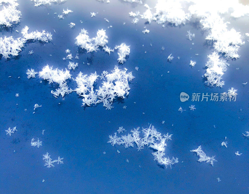 雪花的背景