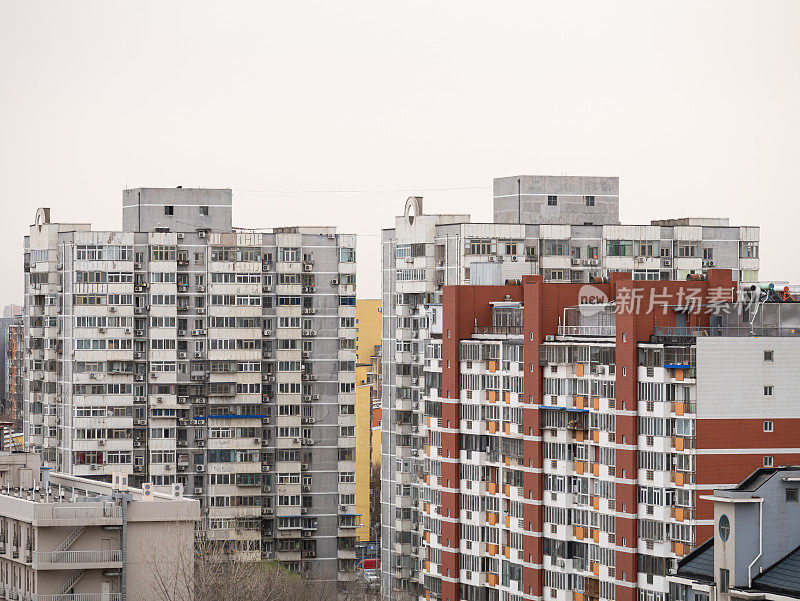 高层住宅建筑背景