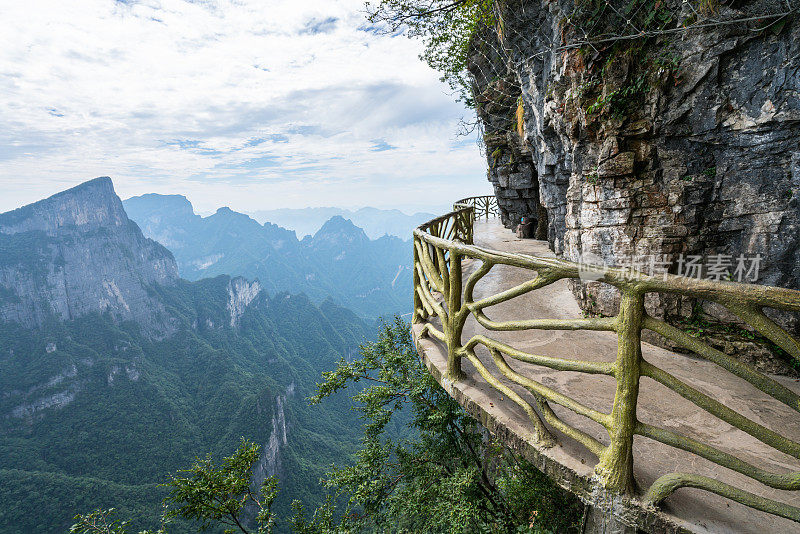 天门山自然公园全景图