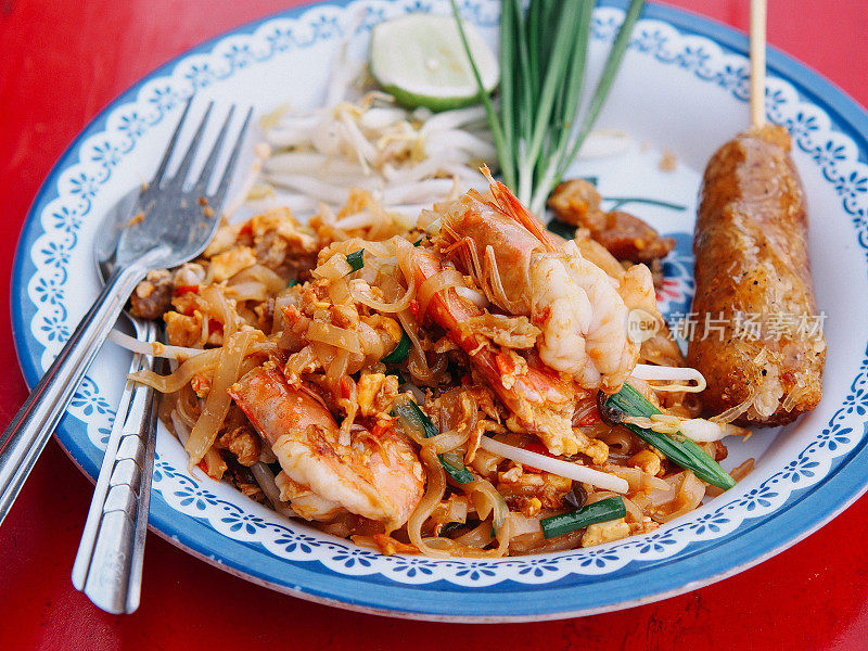 泰式炒粉是著名的泰国食物