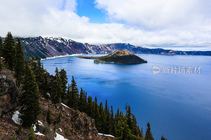 火山口湖,俄勒冈州