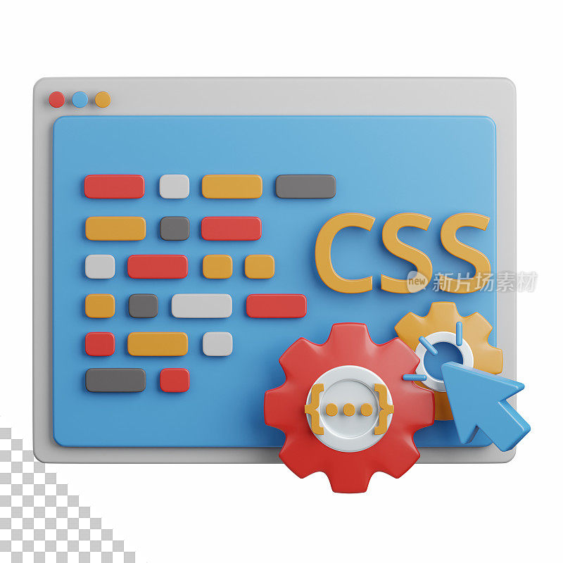 3d渲染CSS编码隔离有用的技术，编程，开发，编码，软件，应用程序，计算，服务器和连接设计元素