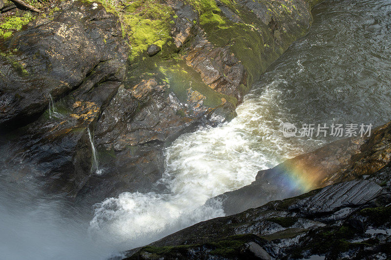 干瀑布风景