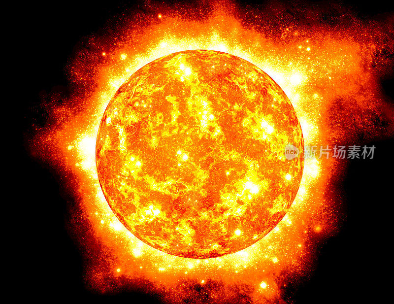 太阳，正处于主序进化的一半。