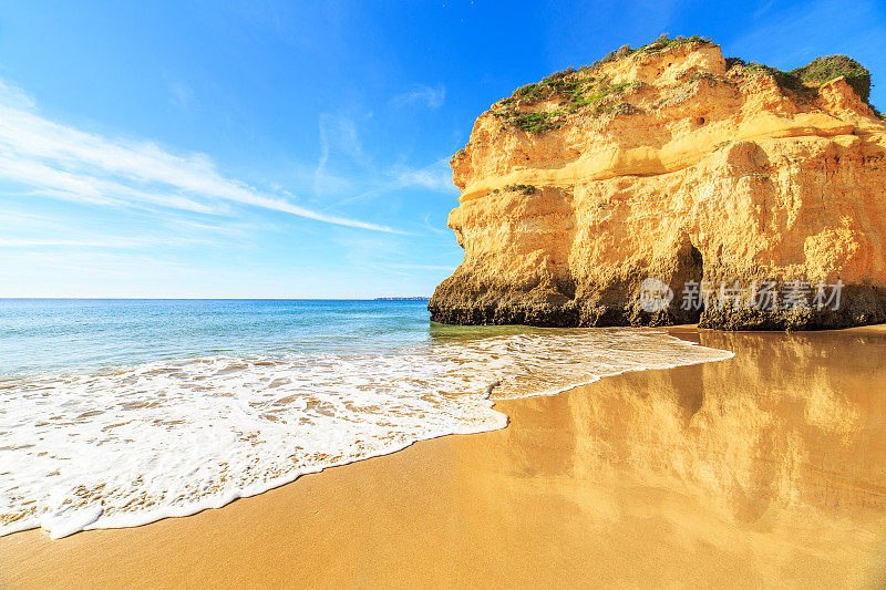 葡萄牙阿尔加维地区的海滩