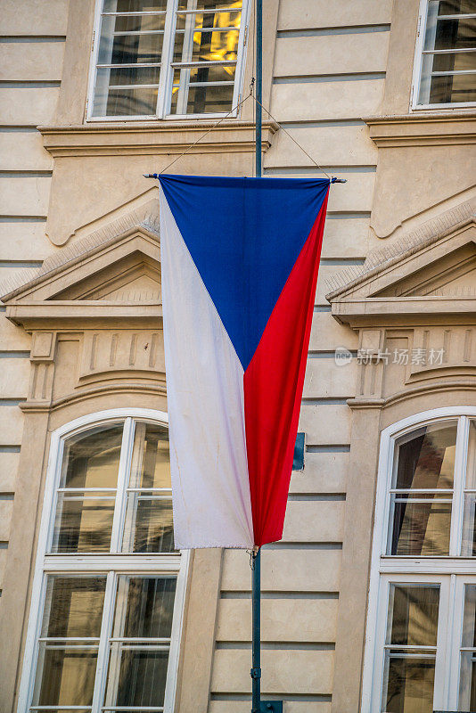 捷克国旗在布拉格
