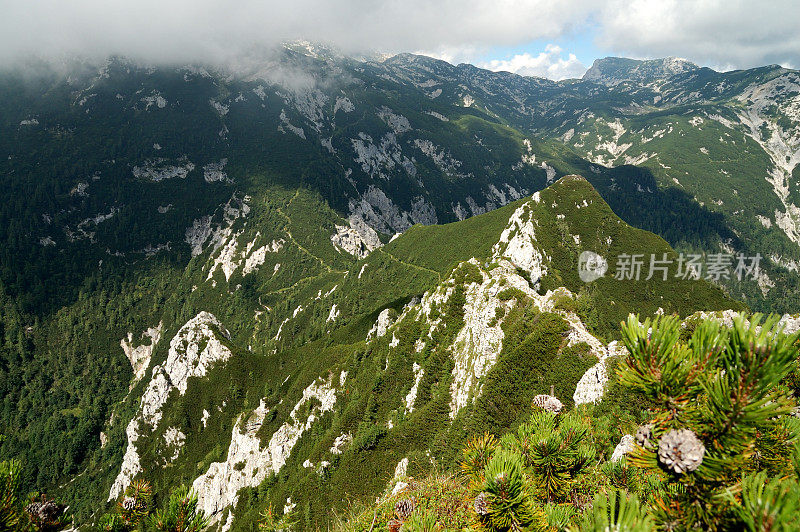 斯洛文尼亚阿尔卑斯山的山脉