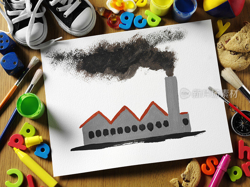 儿童绘画与污染