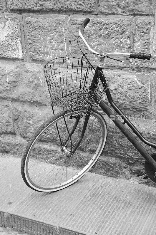 意大利佛罗伦萨的旧自行车