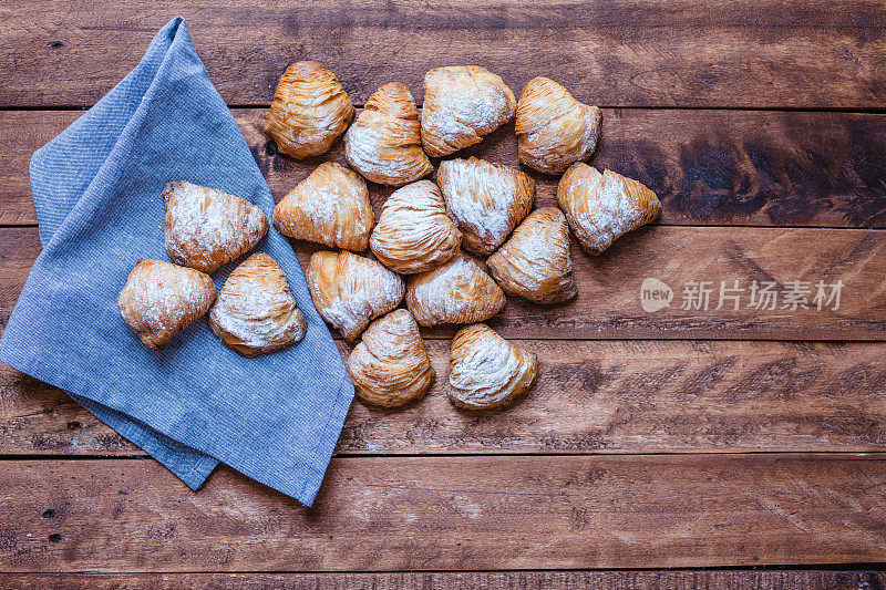 那不勒斯Sfogliatelle”