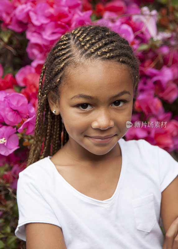 美丽的非洲裔美国人6岁