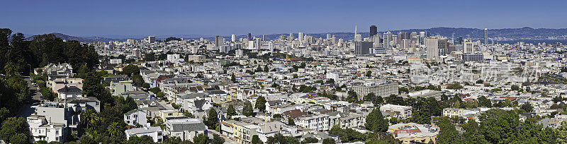 旧金山城市全景加利福尼亚