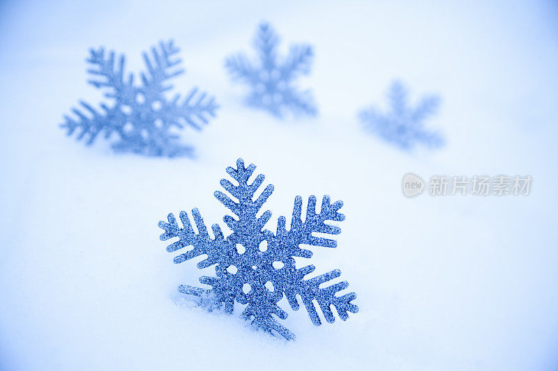 雪花的背景