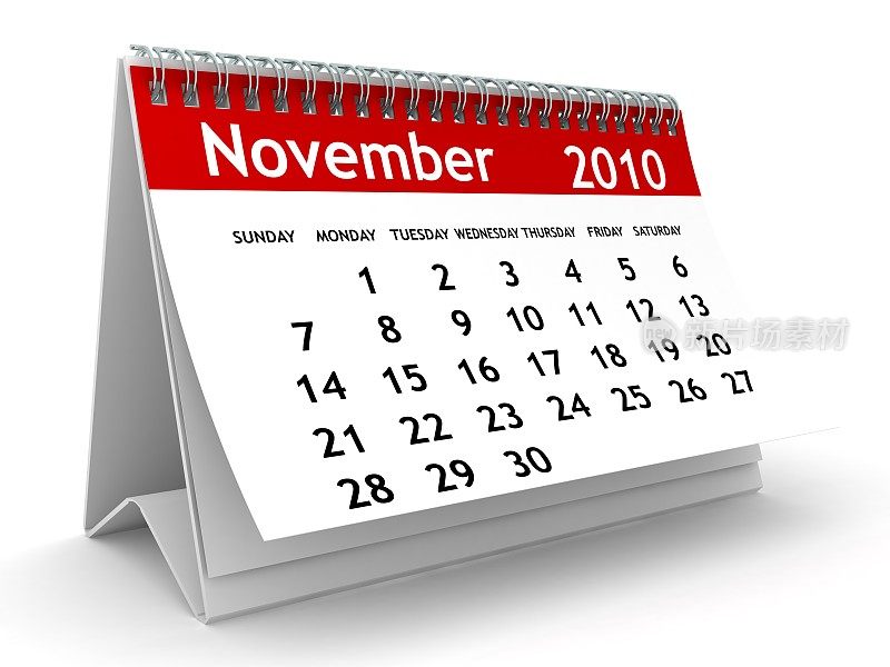 2010年11月-日历系列