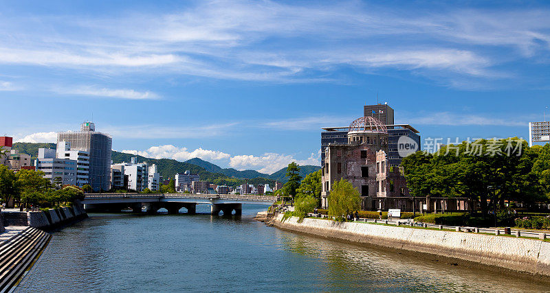 广岛和原子弹圆顶，日本