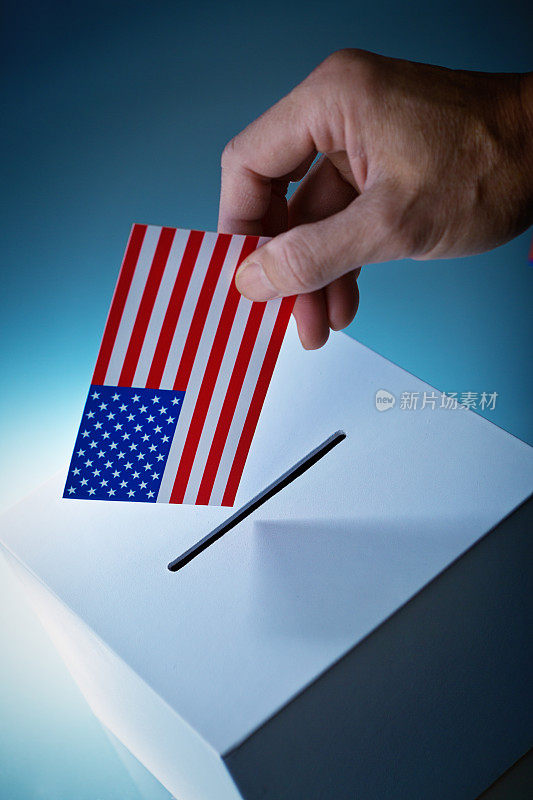 美国选举选民投票压倒投票箱