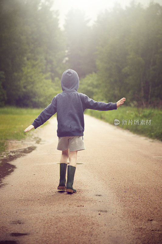 暴风雨后的乐趣