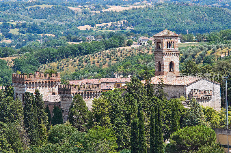 圣吉罗拉莫城堡。Narni。翁布里亚。意大利。