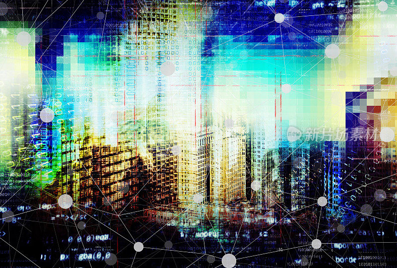 智慧城市概念-一个更互联的世界‎