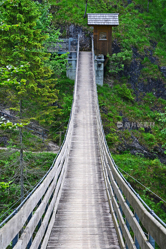 悬索桥，奥地利Wasserlochklamm