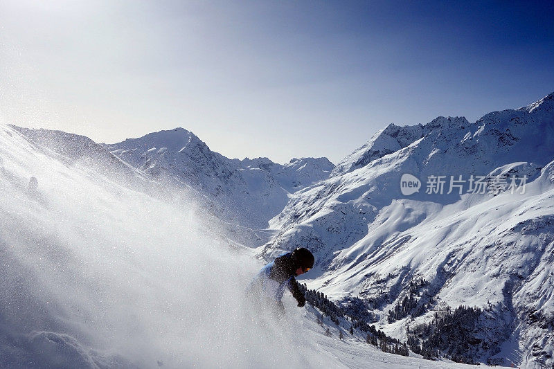 奥地利圣安东极速滑雪