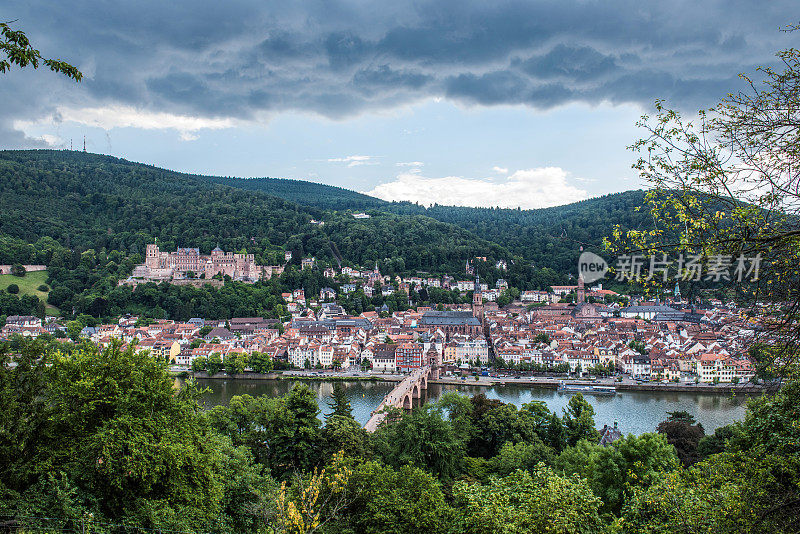 海德堡镇，Baden-Württemberg，德国