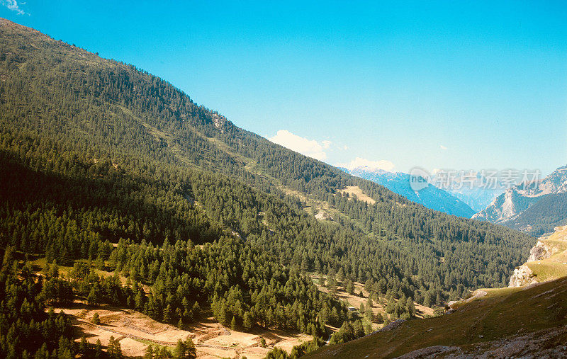 阿尔卑斯山，法国，意大利边境