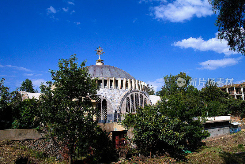 位于埃塞俄比亚阿克苏姆的锡安圣母玛利亚教堂